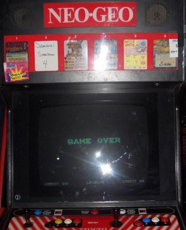 Meuble Neo-Geo MVS 6 cartouches