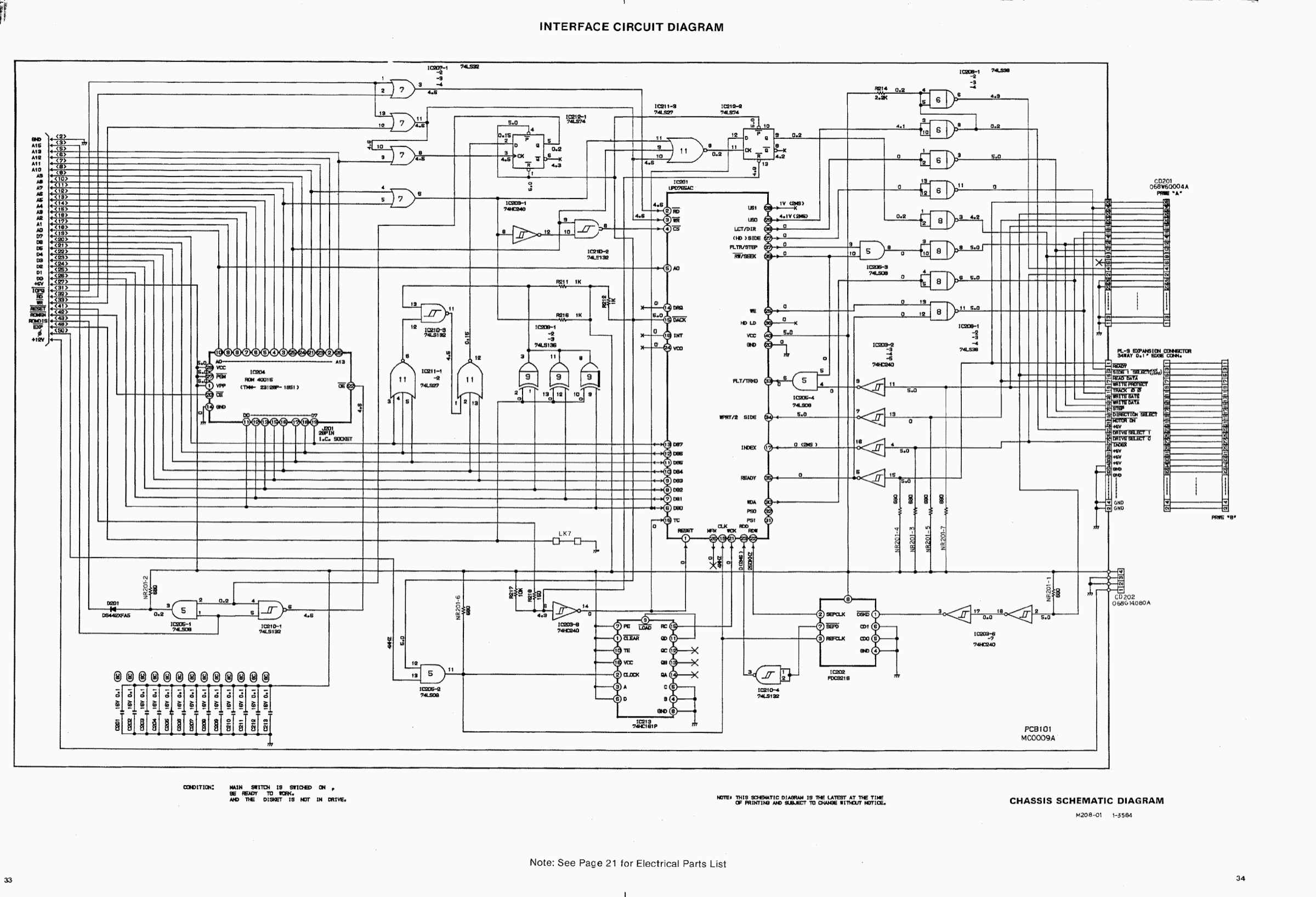Divers CPC — cpc6128 disk interface schematic