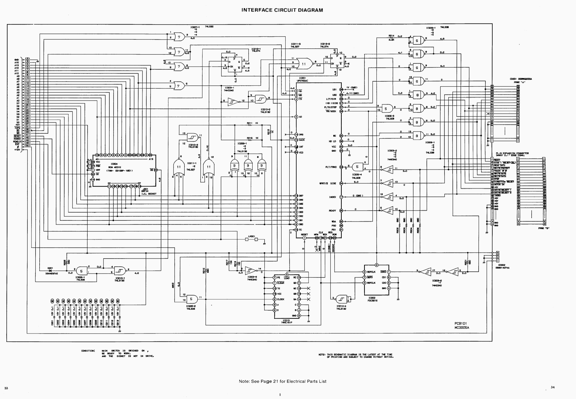 Divers CPC — cpc664 disk interface schematic