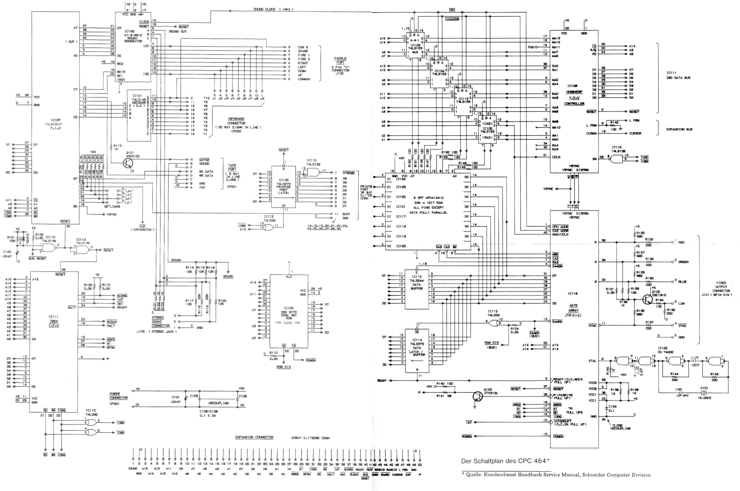 Divers CPC — schaltplan cpc 464