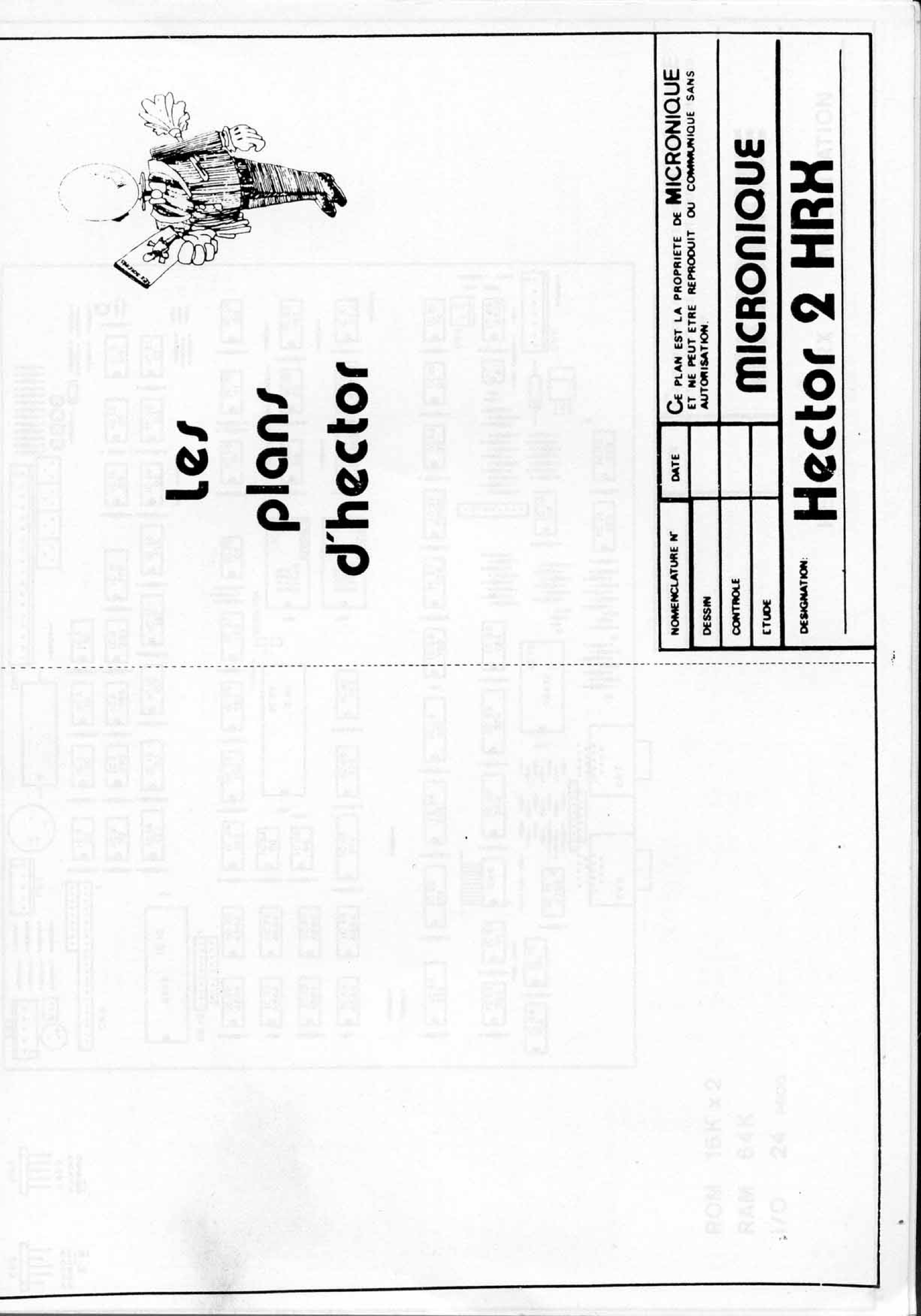 Hector HRX — 19 planches — schemas techniques hrx page 00
