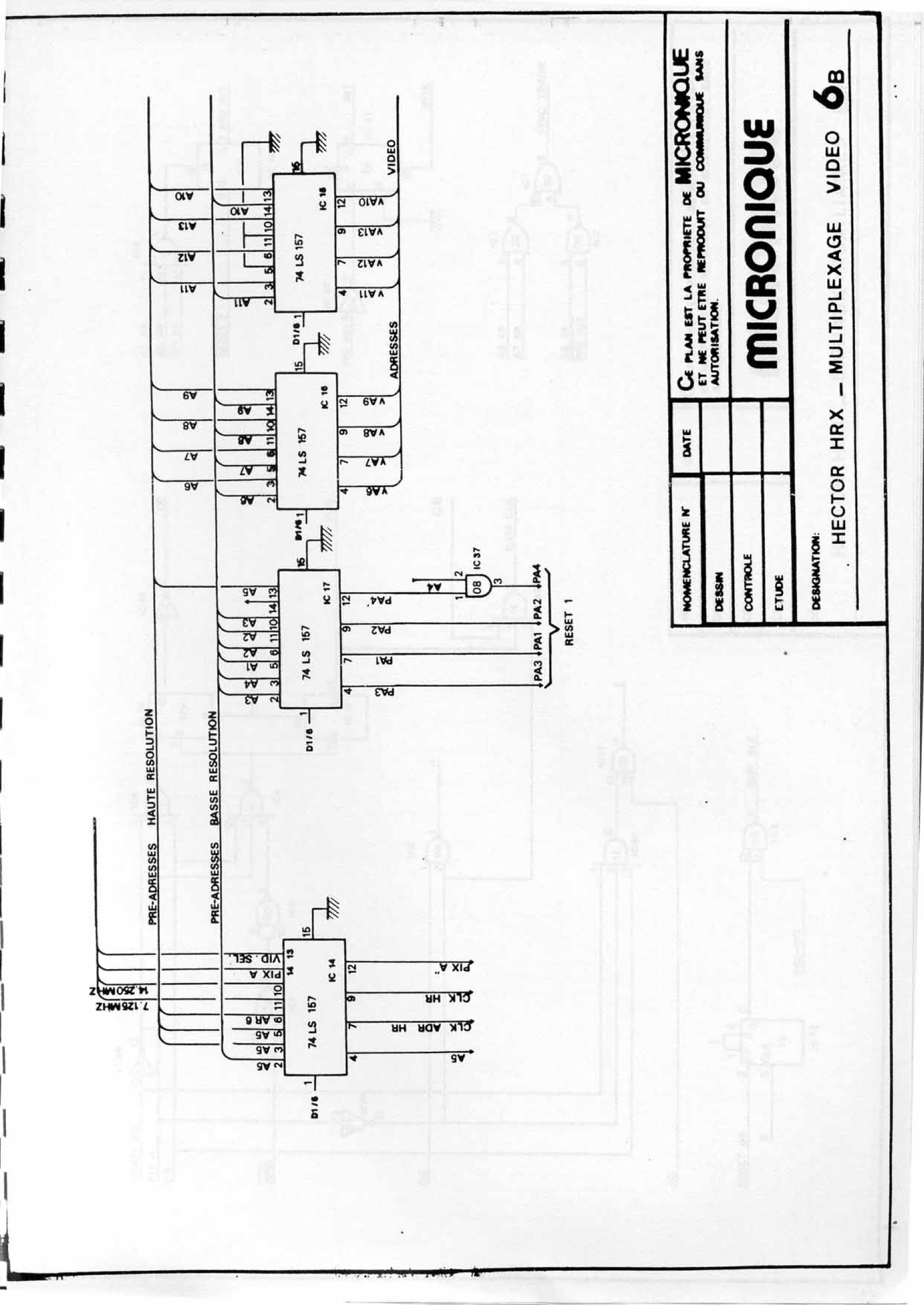 Hector HRX — 19 planches — schemas techniques hrx page 10