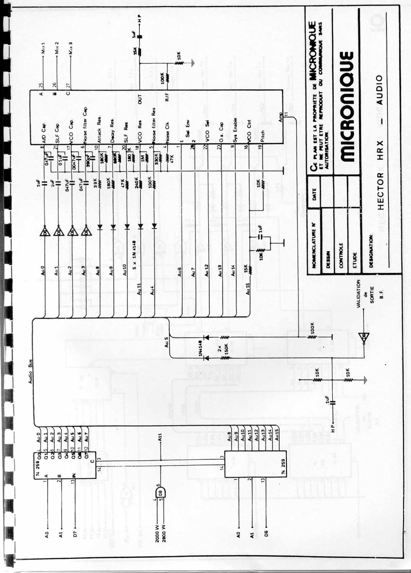 Hector HRX — 19 planches — schemas techniques hrx page 14