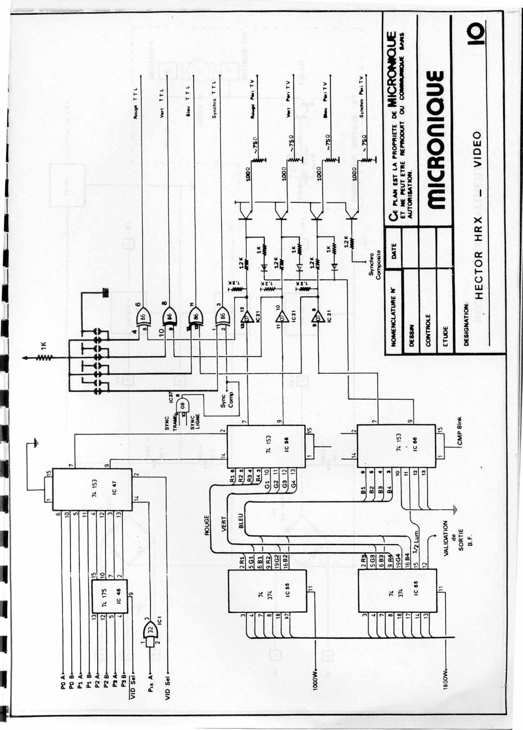Hector HRX — 19 planches — schemas techniques hrx page 15