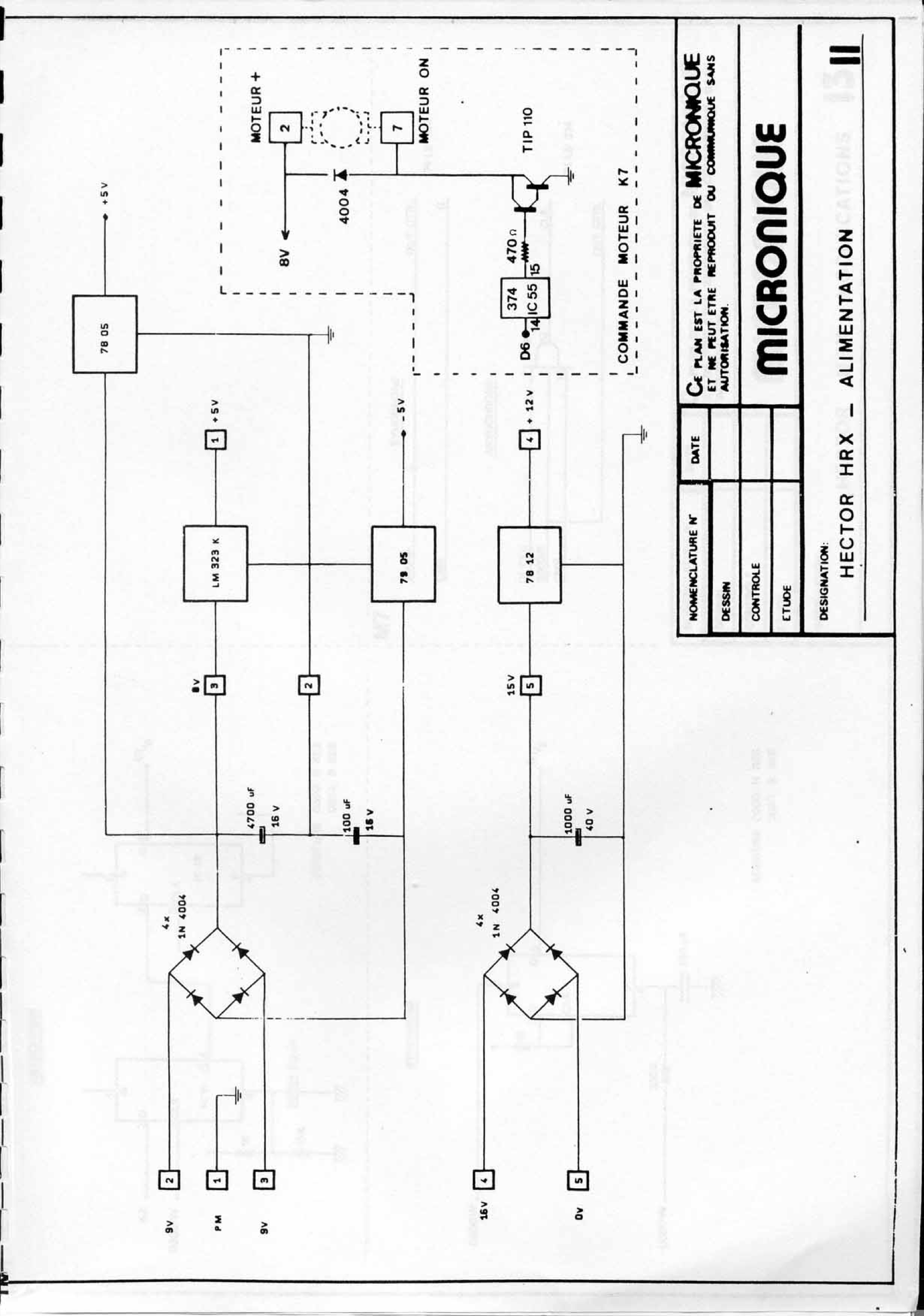Hector HRX — 19 planches — schemas techniques hrx page 16
