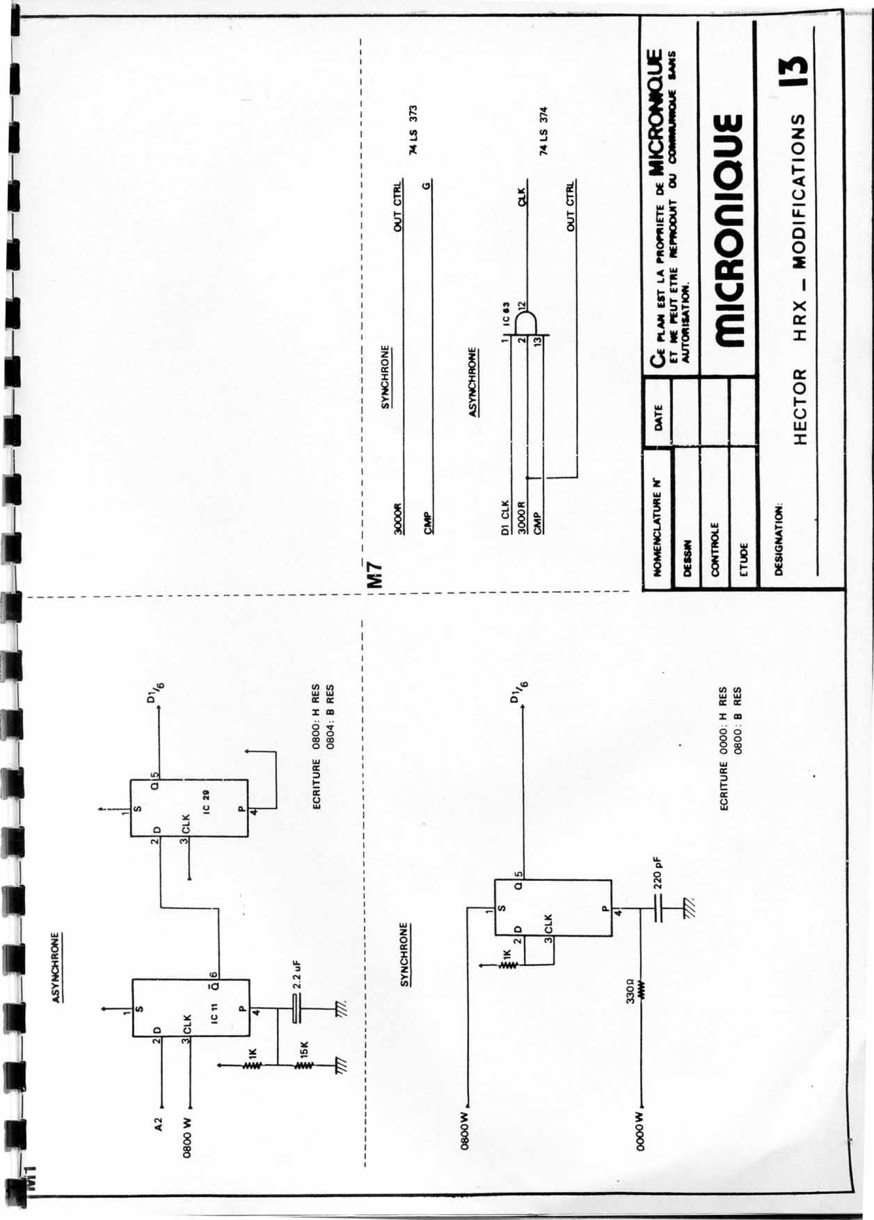 Hector HRX — 19 planches — schemas techniques hrx page 17