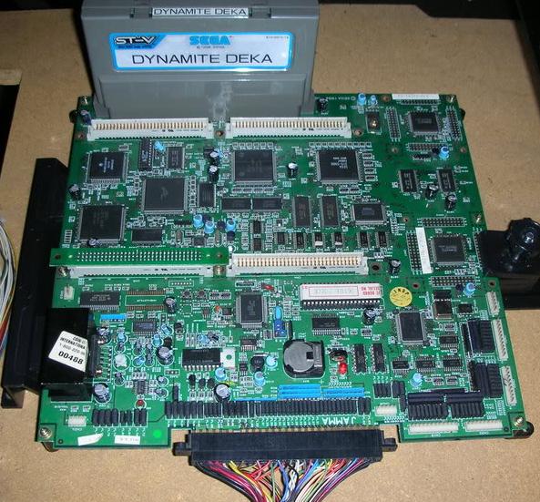 PCB Sega ST-V (Dynamite Deka)